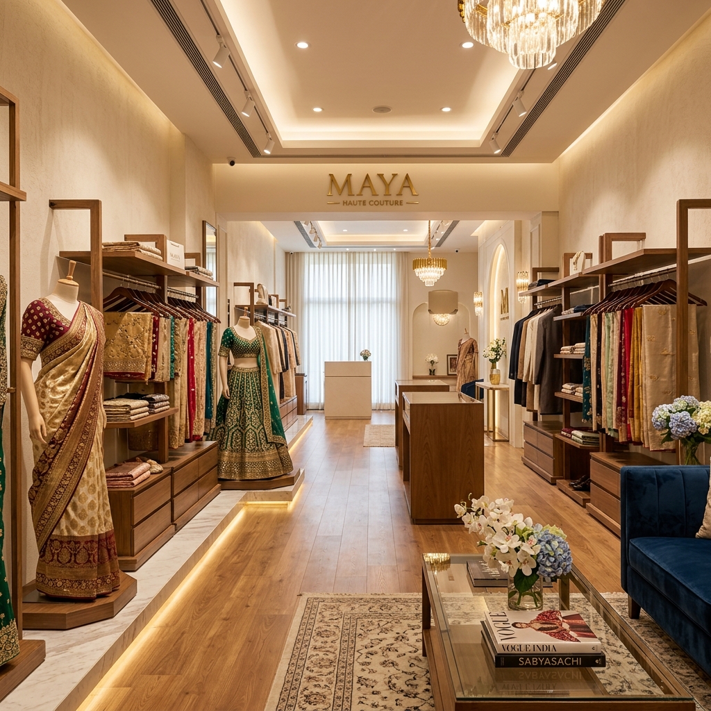 Vamika & Bhargavi Showroom Interior